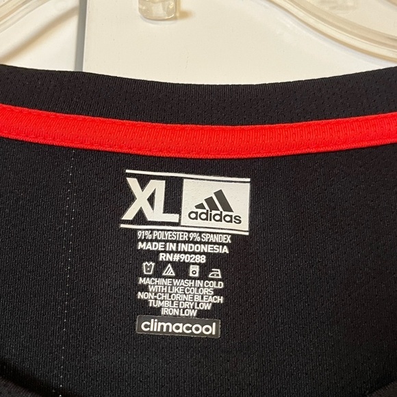 Adidas Climacool black crewneck athletic workout long sleeve top. Men's XL - Picture 8 of 12